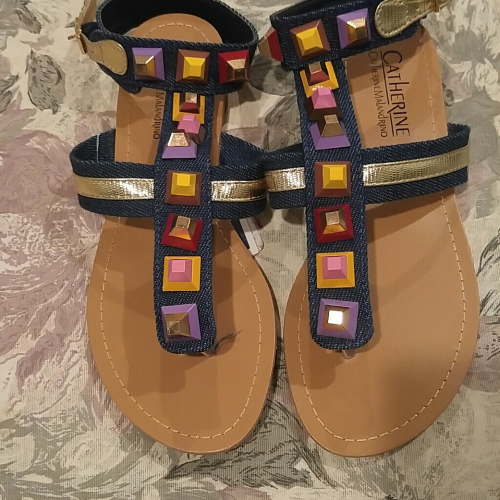 Catherine Malandrino sandals. Sz 7.5.  NWOT